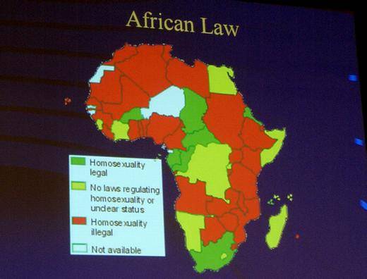 Zákonné postavení homosexuality v afrických zemích